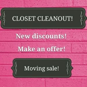 CLEANING OUT MY CLOSET!